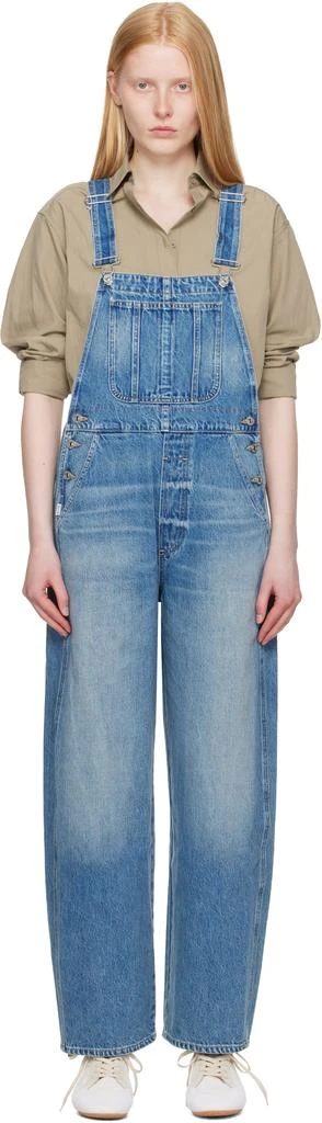 Citizens of Humanity Blue Freya Denim Overalls 1