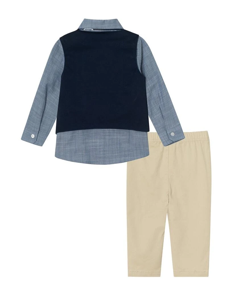 Andy & Evan Chambray Button-Down, Bow Tie & Pant Set 2