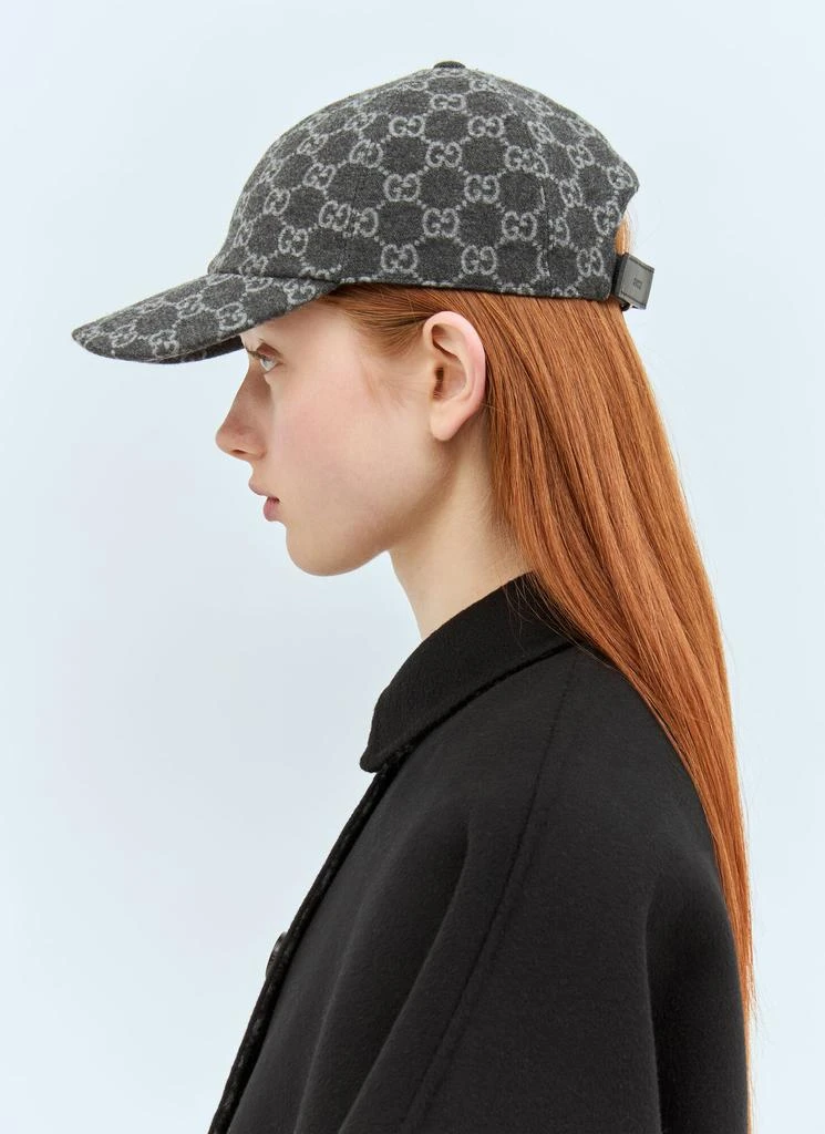 Gucci GG Flannel Baseball Cap 2