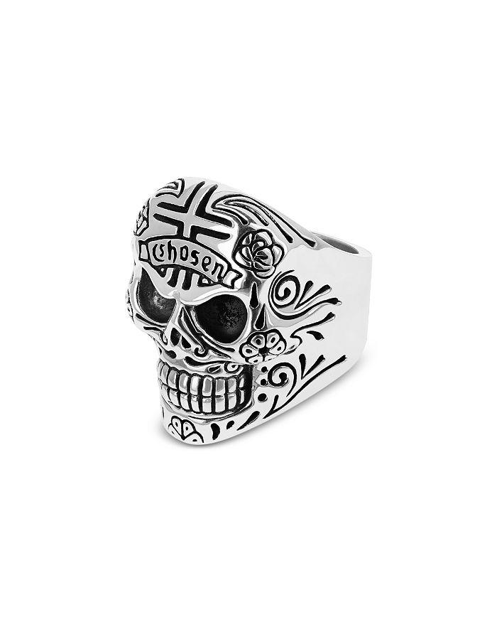 King Baby Sterling Silver 20th Anniversary Skull Ring