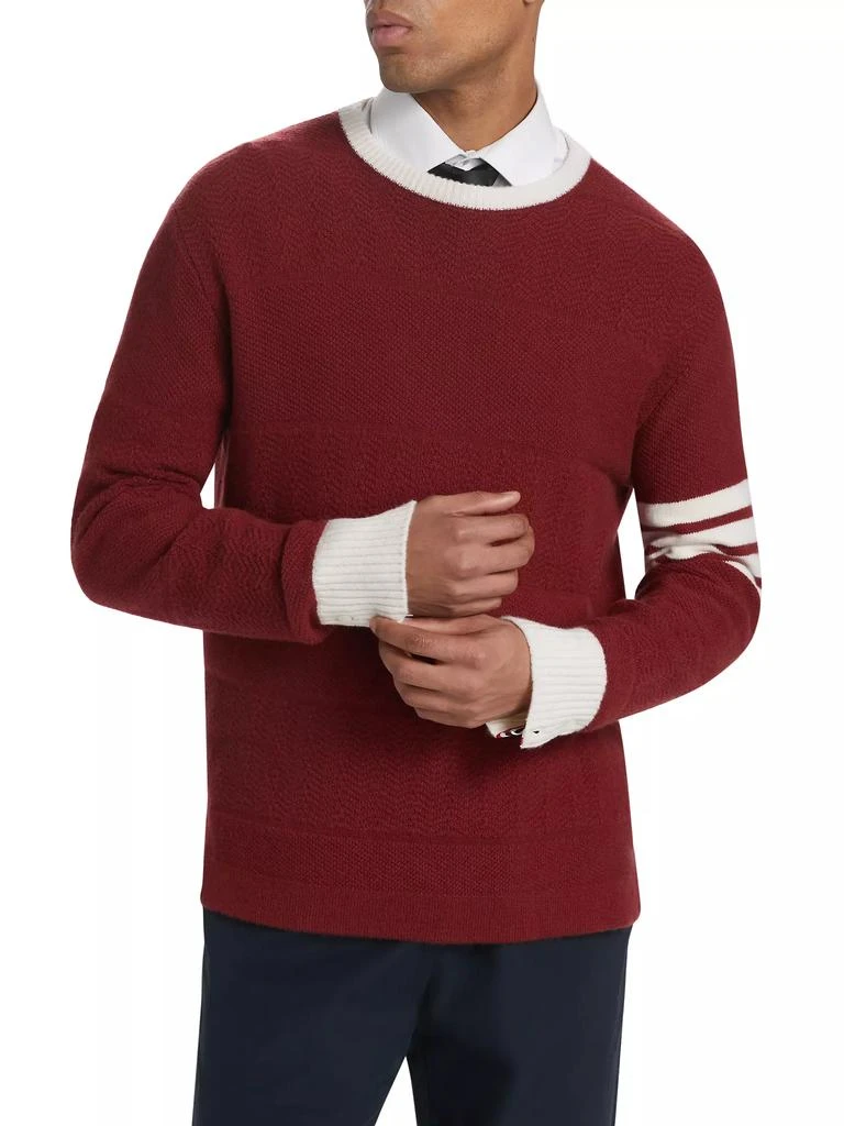 Thom Browne 4-Bar Wool Crewneck Sweater 3