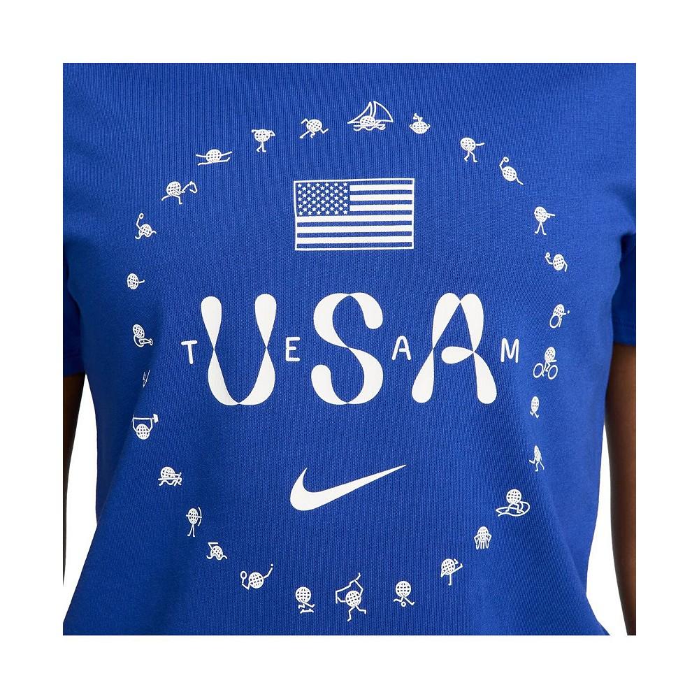 Nike Women's Royal Team USA Club Icon T-Shirt
