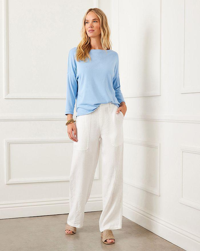 Karen Kane Linen Wide Leg Trousers