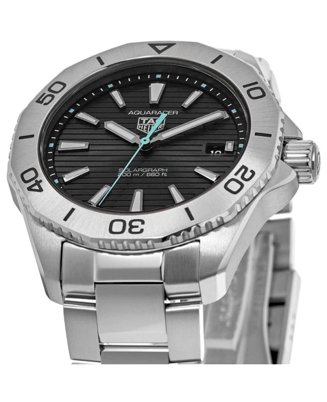 TAG Heuer Tag Heuer Aquaracer Professional 200 Solargraph Black Dial Steel Men's Watch WBP1114.BA0000 2