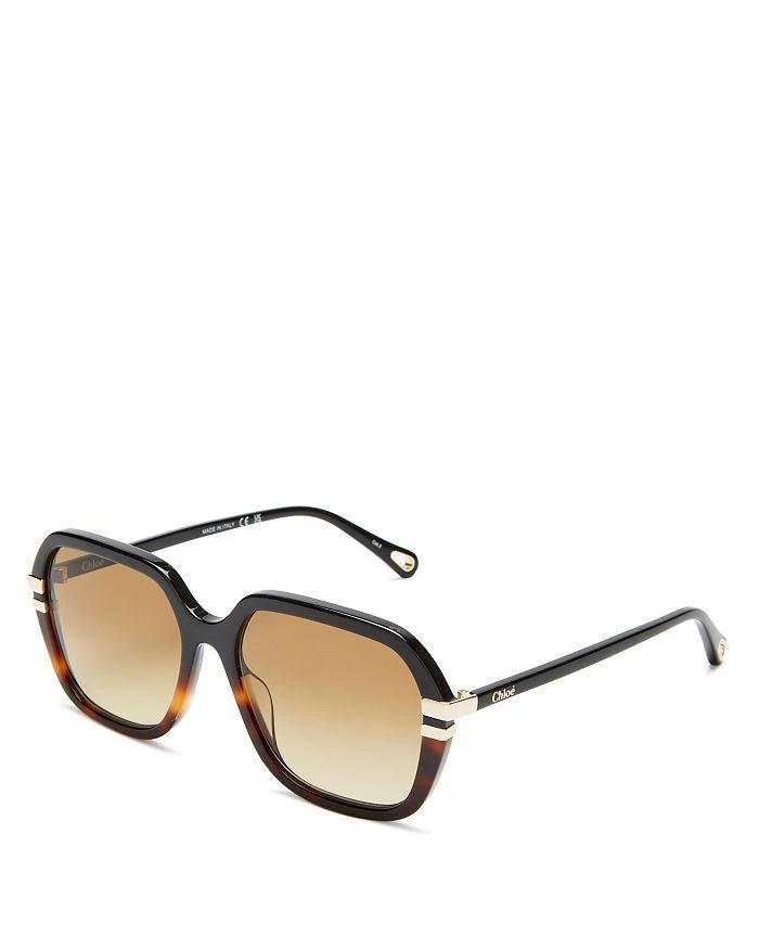 Chloé West Round Sunglasses, 57mm 1