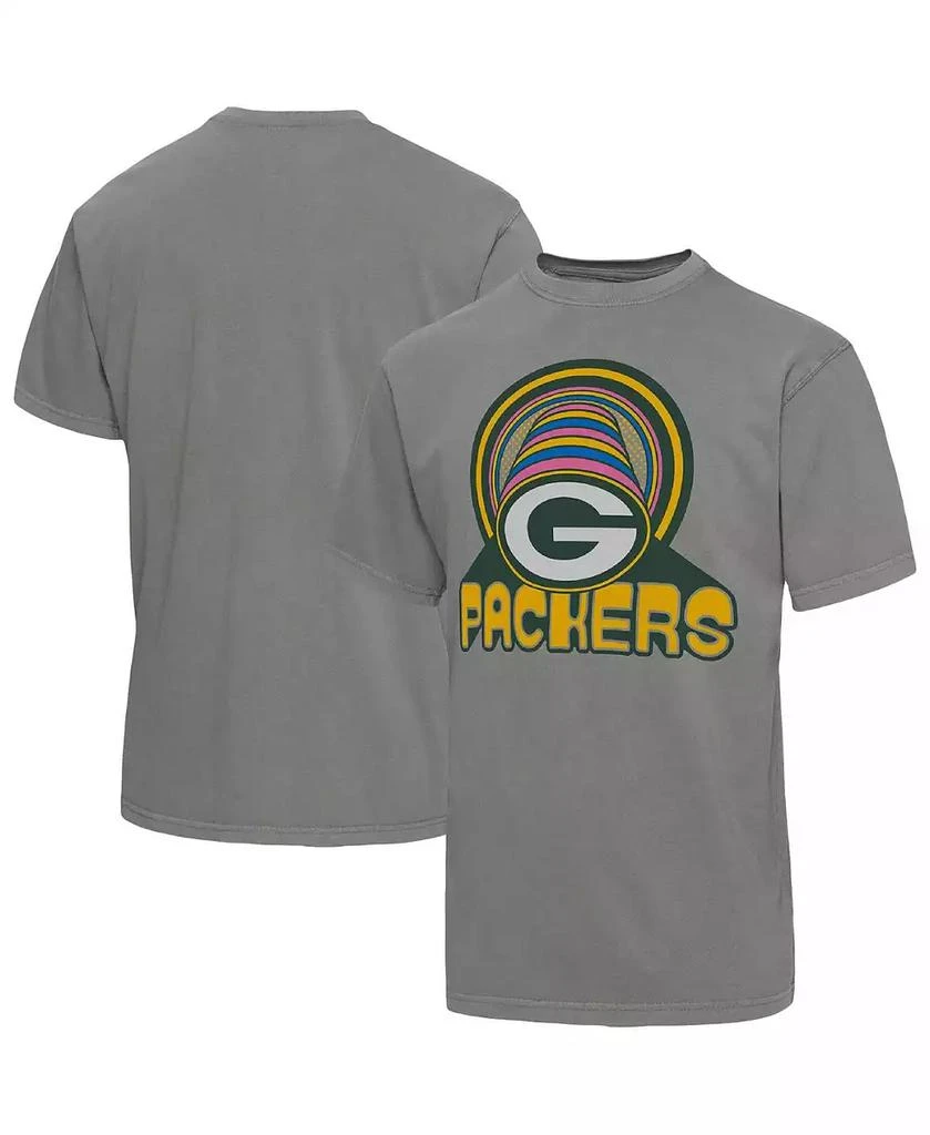 Junk Food Men's Graphite Green Bay Packers Wonderland Infinity Vibe T-shirt 2