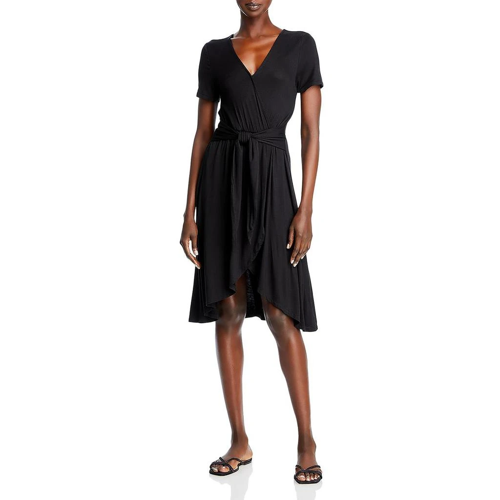 B Collection by Bobeau Rowan Womens Short Sleeve Floral Print Wrap Dress 3