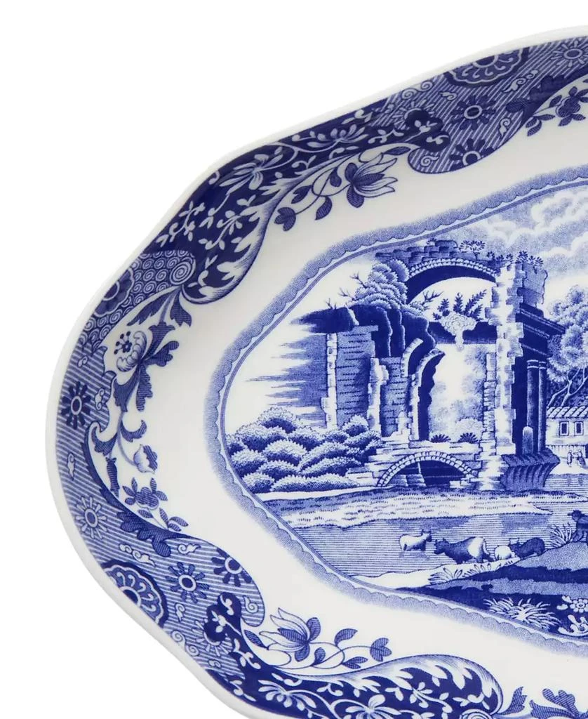 Spode Blue Italian Pickle Dishes, Set of 2 3