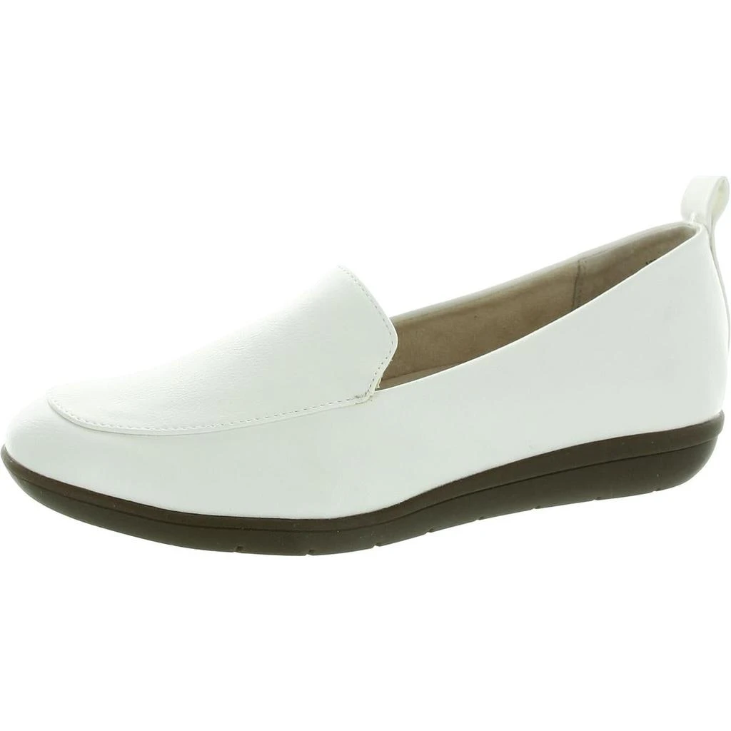 White Mountain Twiggy Womens Faux Leather Slip-On Loafers 5