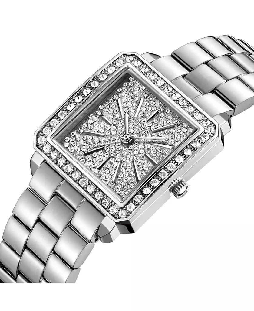 Jbw Women's Cristal Quartz Silver Stainless Steel Watch Set 3