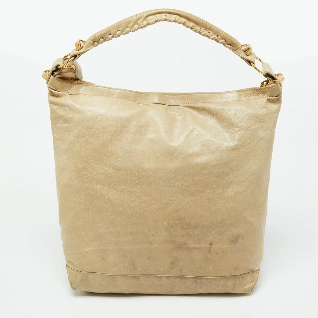 Balenciaga Balenciaga Beige Leather GGH Day Hobo 4