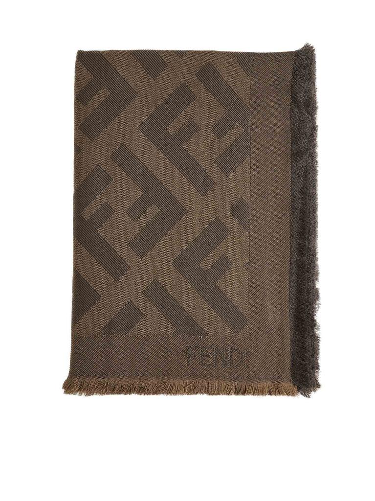 FENDI SILK FENDI SILK | Multicolor wool and silk scarf | Women | PZ