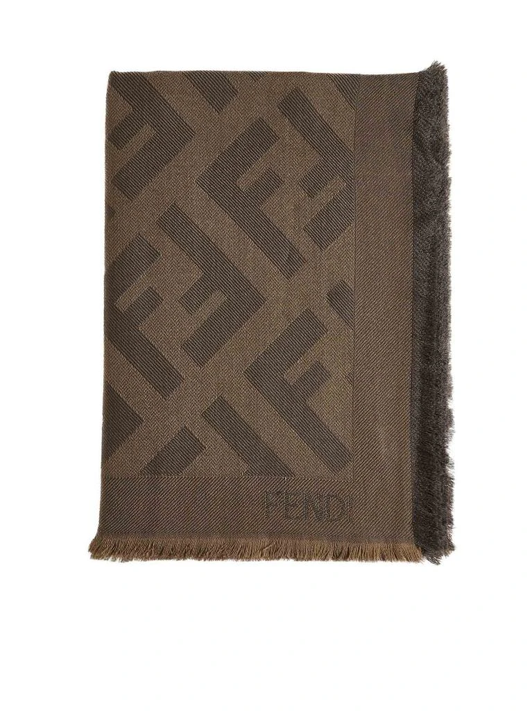 FENDI SILK FENDI SILK | Multicolor wool and silk scarf | Women | PZ 1