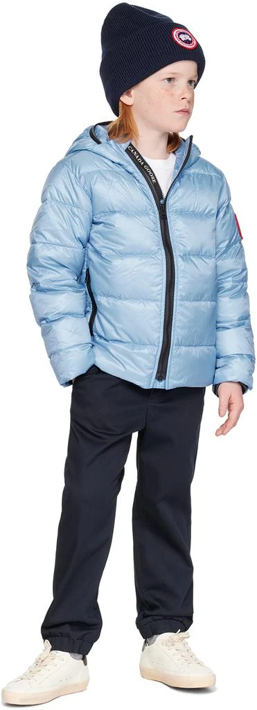 Canada Goose Kids Blue Crofton Down Jacket 5