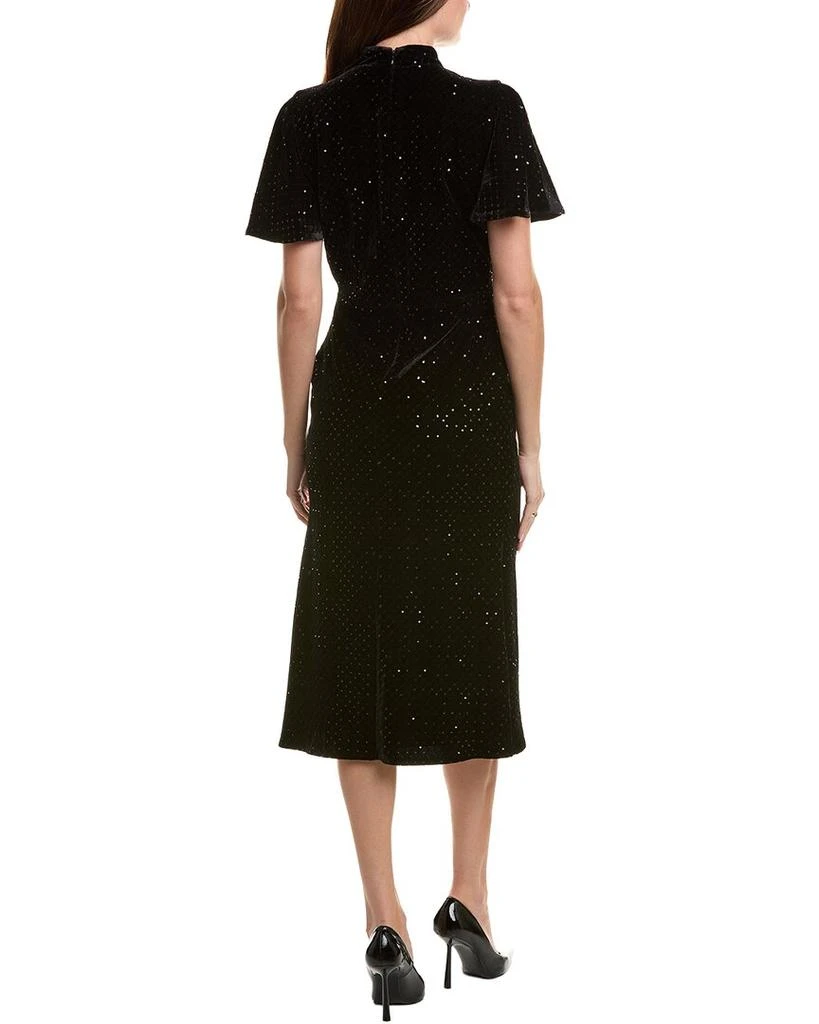 julia jordan Velvet Midi Dress 2