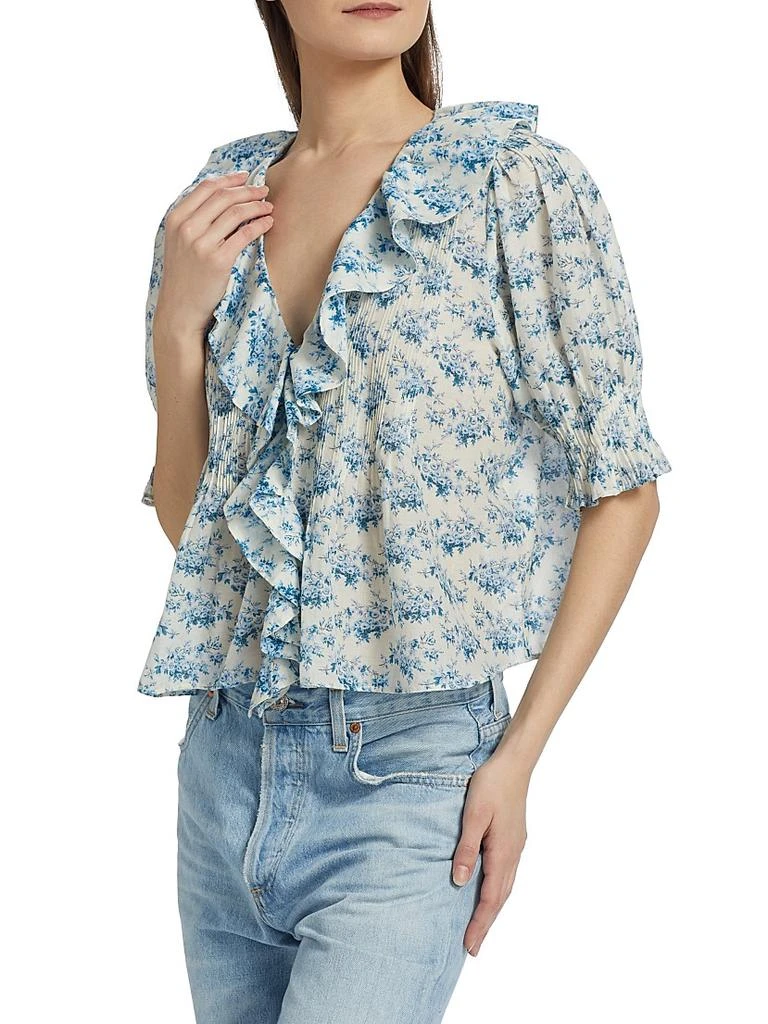 DÔEN Henri Floral Cotton Top 4