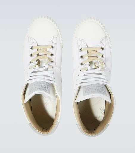 MAISON MARGIELA New Evolution leather high-top sneakers 4