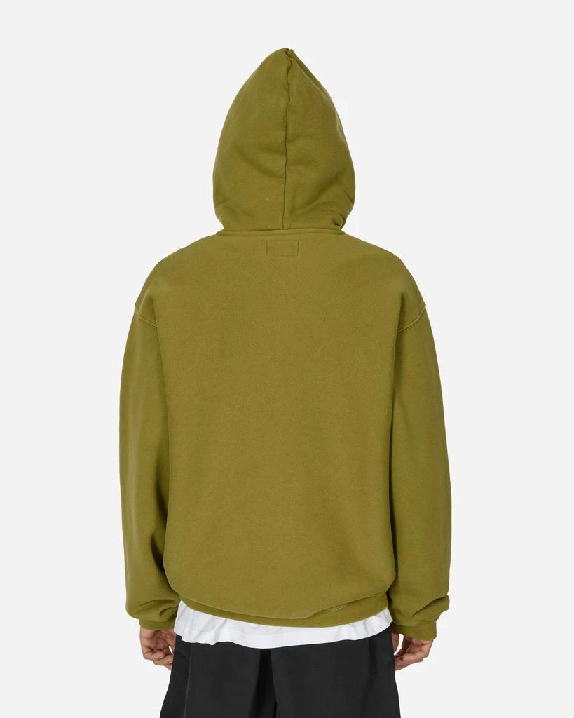 STUSSY Outline Zip Hoodie Olive 3