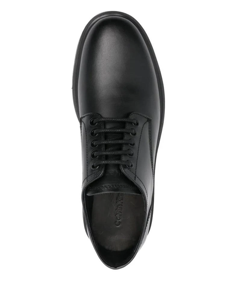 Calvin Klein Sleek Black Leather Derby Shoes 4