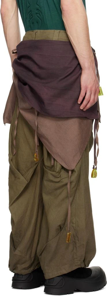 YAKU Khaki 
Brown Journey Trousers 3