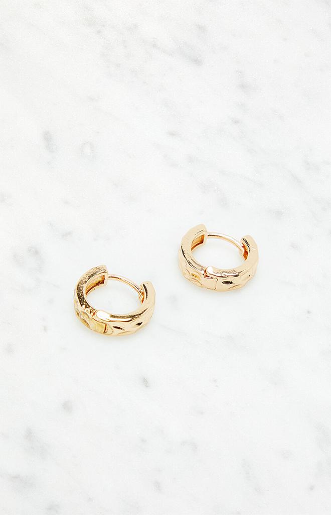 LA Hearts Hoop Earrings