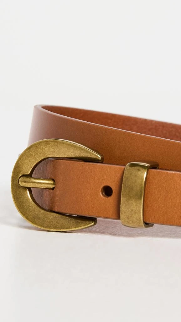 Madewell Chunky Buckle Skinny Leather Belt 4