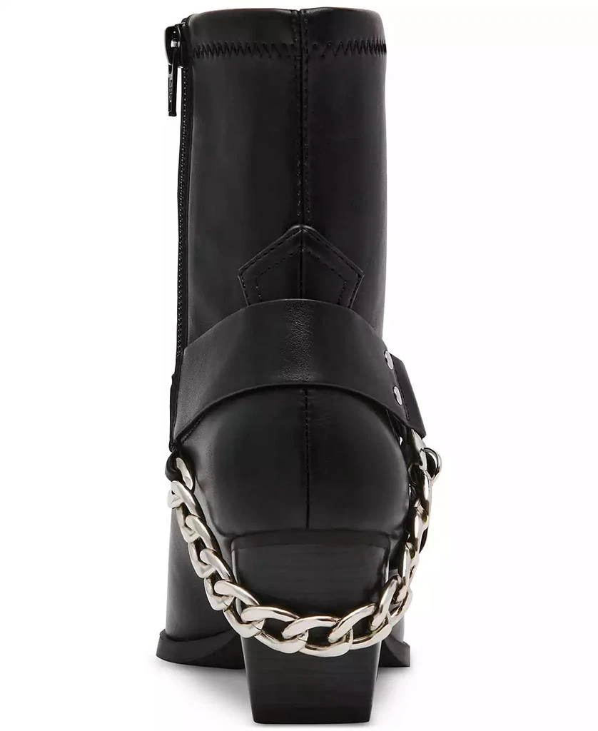 DV Dolce Vita Women's Keeler Harness Moto Engineer Chain Heeled Boots 3