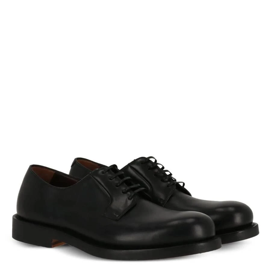 Salvatore Ferragamo Leather Lace-Up Derby Shoes 2