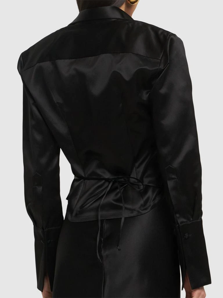 BETTTER Astor Boxy Satin Shirt 2