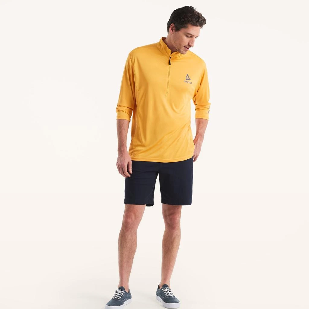 Nautica Mens  Otf Quarter-Zip Upf 50+ Pullover 2