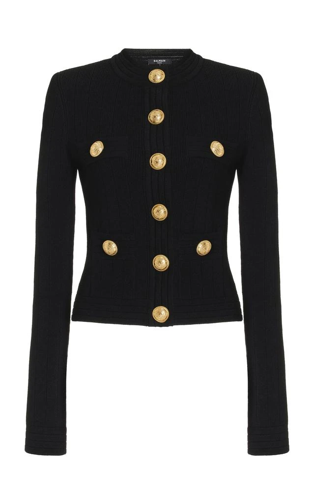 Balmain Balmain - Tailored Knit Cardigan - Black - FR 36 - Moda Operandi 1