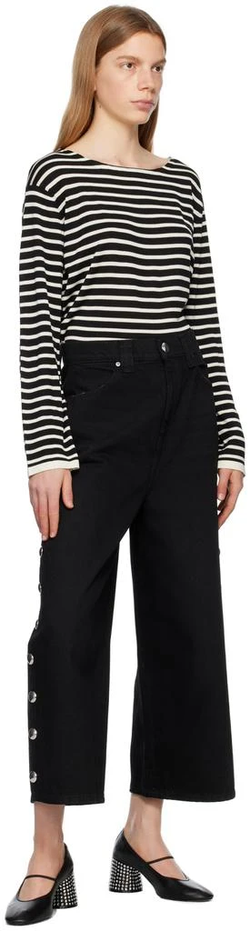 Khaite Black 'The Rapton' Jeans 4