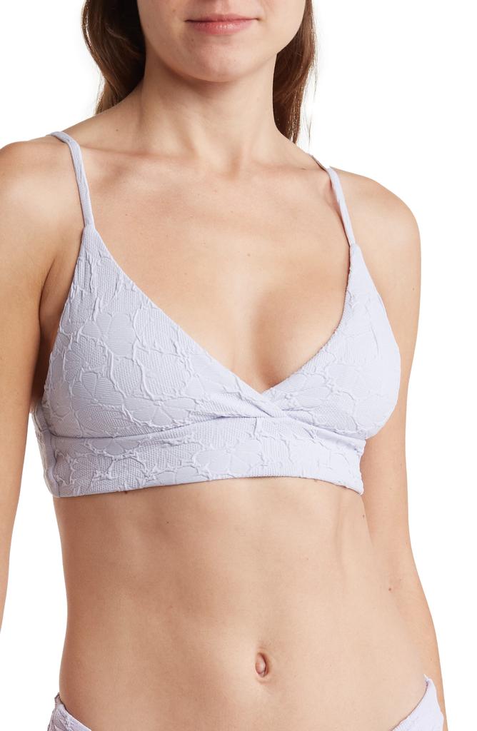 Maaji Lavander Lace-Up Reversible Bikini Top
