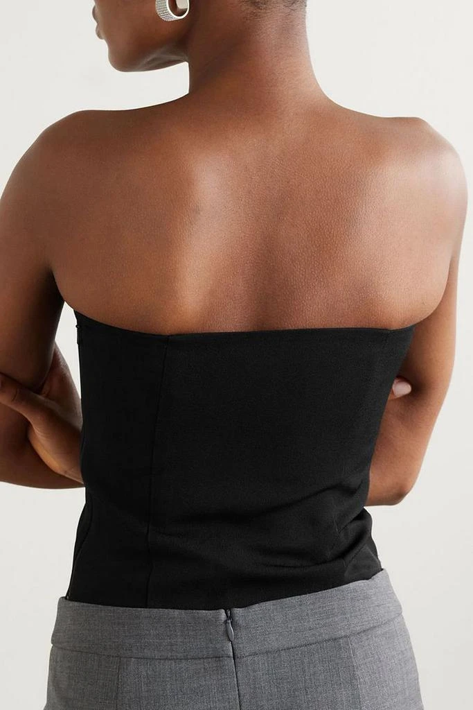 GAUGE81 Tona cropped strapless crepe top 3