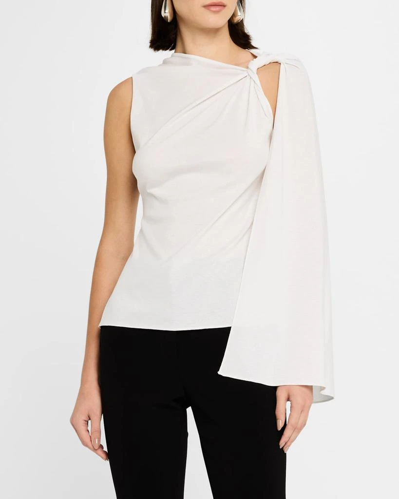 ROSETTA GETTY Twisted Cape Cotton Top 4
