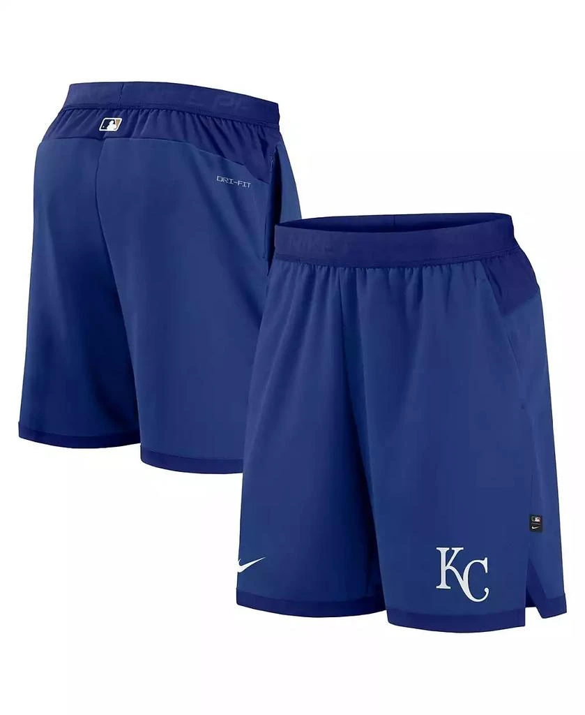 NIKE Men's Royal Kansas City Royals Authentic Collection Flex Vent Performance Shorts 1