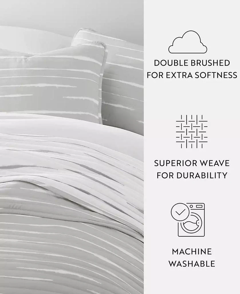 IENJOY HOME Horizon Lines Reversible 2-Pc. Lightweight Quilt Set 3
