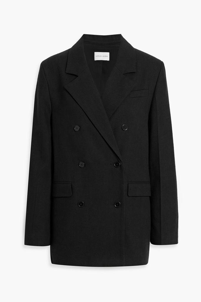 コート Loulou Studio FW24 Ivory wool blend Gary coat (GARY IVORY) Loulou Studio Ivory Wool Blend Gary Coat | italist