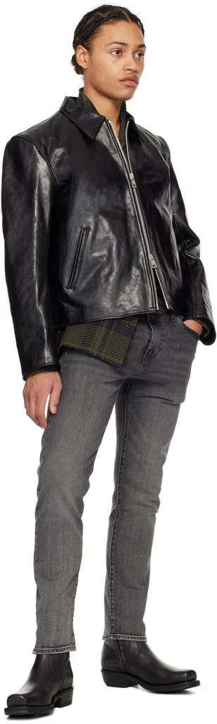 Levi's Gray 502 Taper Jeans 4