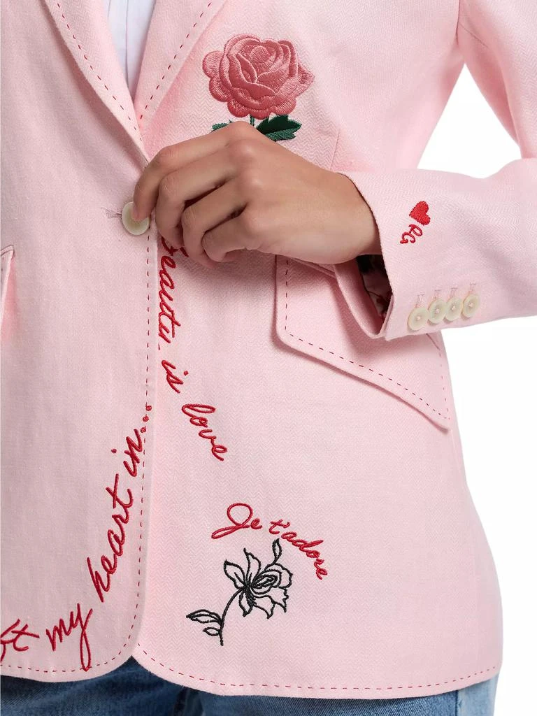 Robert Graham Penelope Linen Herringbone Jacket 6