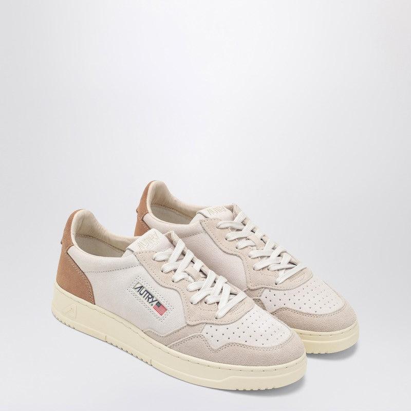Autry Men's Medalist Trainer In Sand/Cigar Leather And Suede