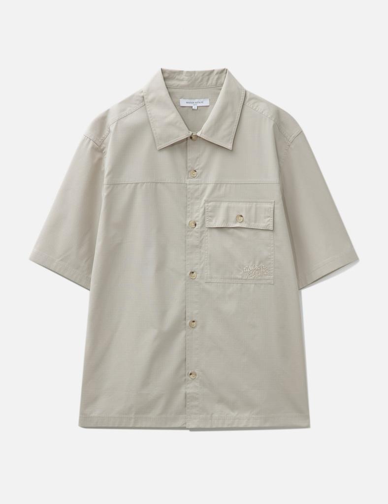 Maison Kitsune Short Sleeve Overshirt
