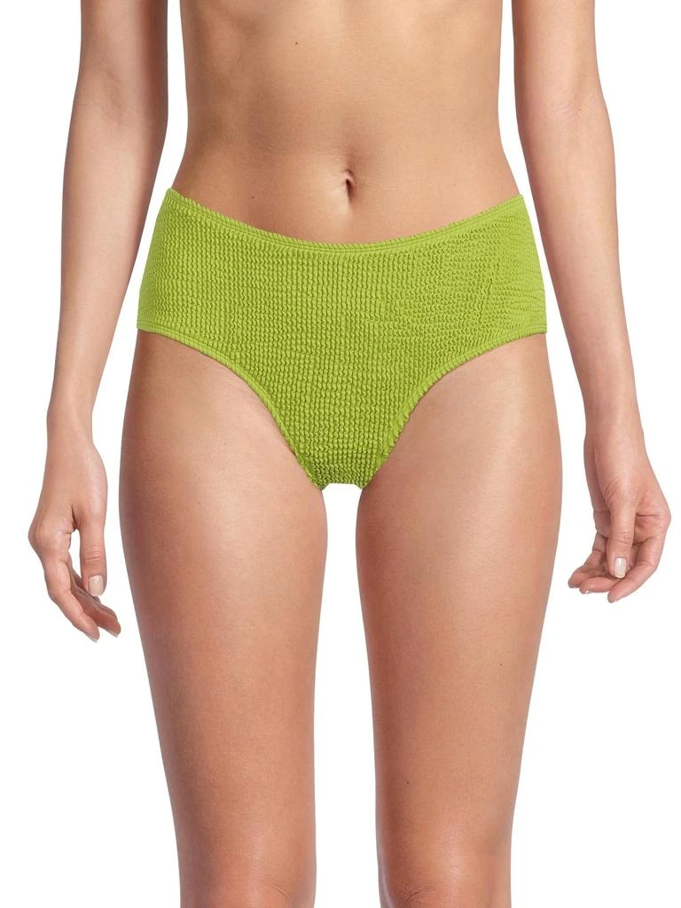 WeWoreWhat Low-Rise Textured Bikini Bottom