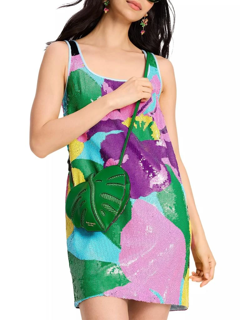Kate Spade Orchid Bloom Sequin Minidress 5
