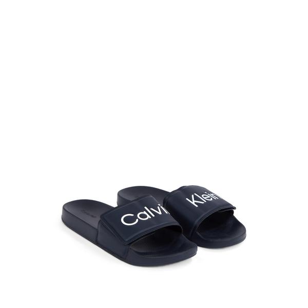 Calvin klein sliders black on sale