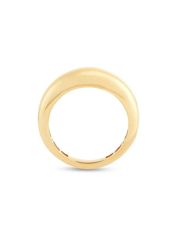 Saks Fifth Avenue 14K Yellow Gold Small Dome Ring 2