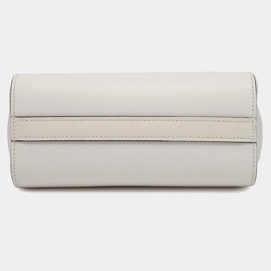 Prada Prada White Saffiano Leather Mini Shoulder Bag 3