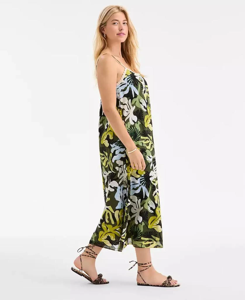 On 34th Women
s Crochet Detail Midi Slip Dress, Exclusively at Macy
s 2