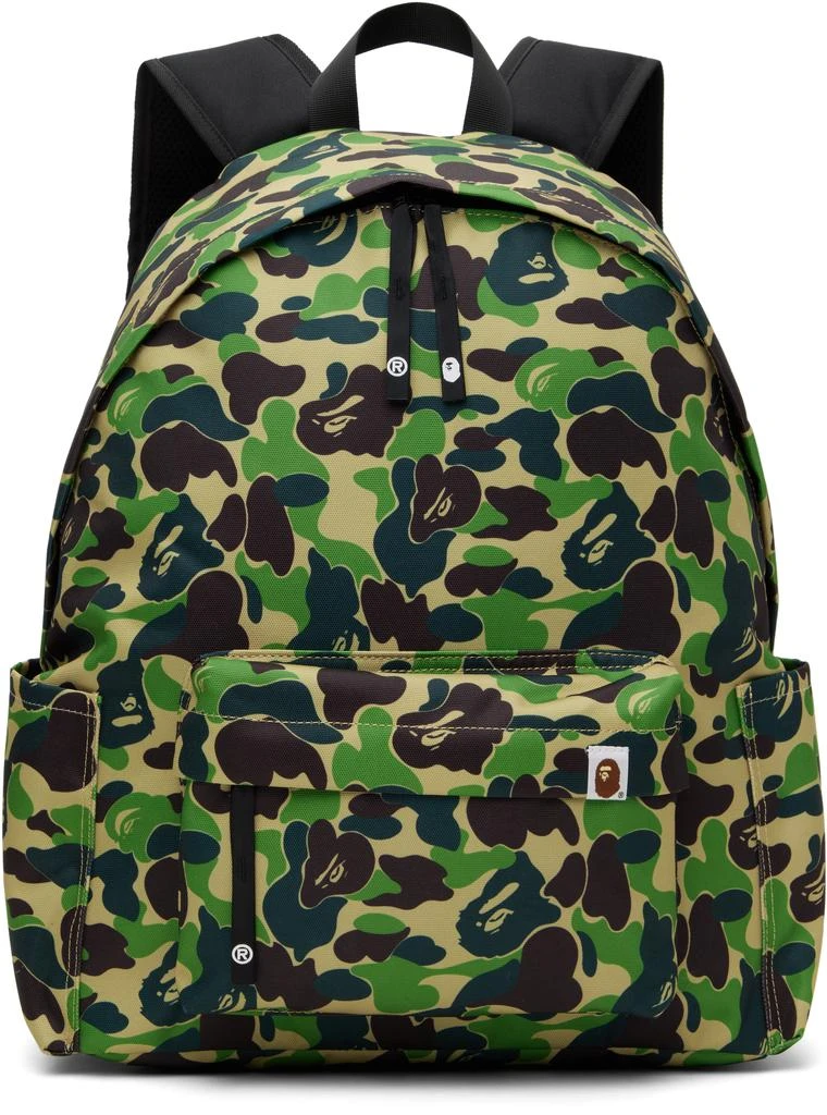 Bape Green ABC Camo Daypack Backpack 1