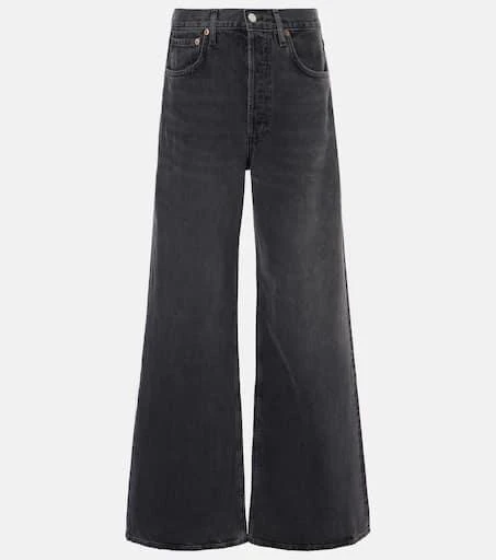 AGOLDE Dame high-rise wide-leg jeans 1